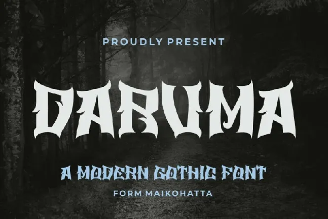 Daruma font