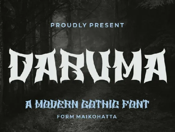 Daruma font