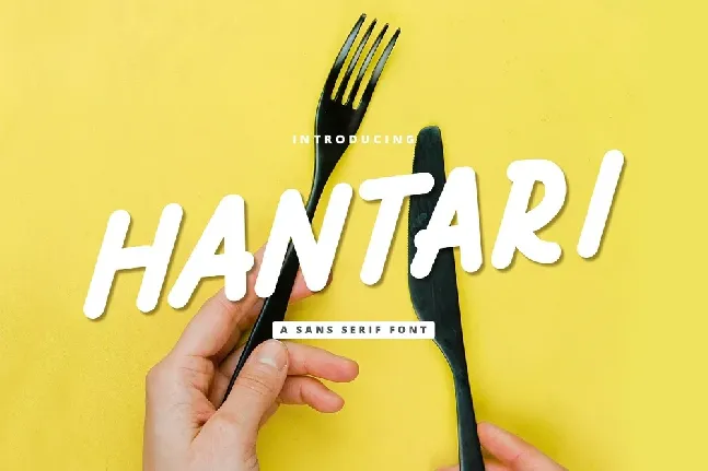 Hantari Sans Serif font