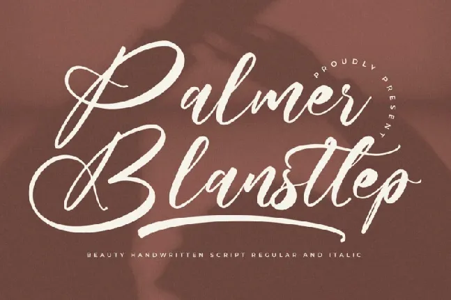 Palmer Blansttep font