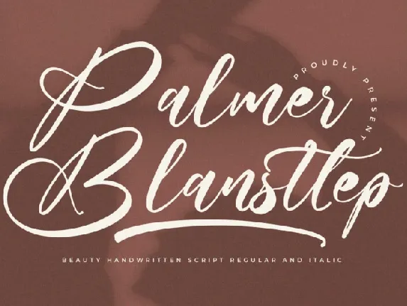 Palmer Blansttep font