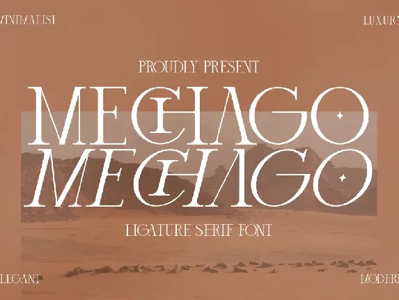 Mechago font