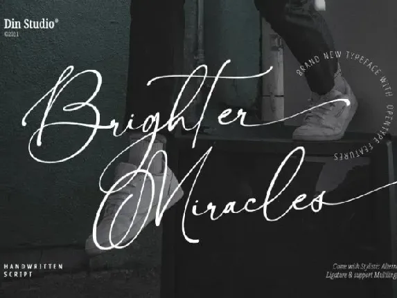 Brighter Miracles font