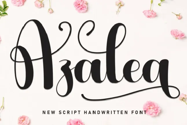 Azalea Script font