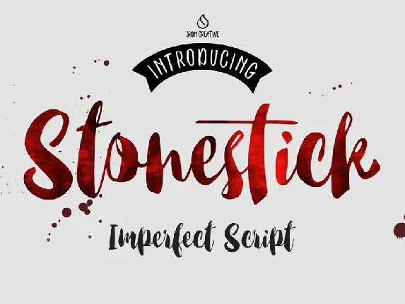 Stonestick Imperfect Free font