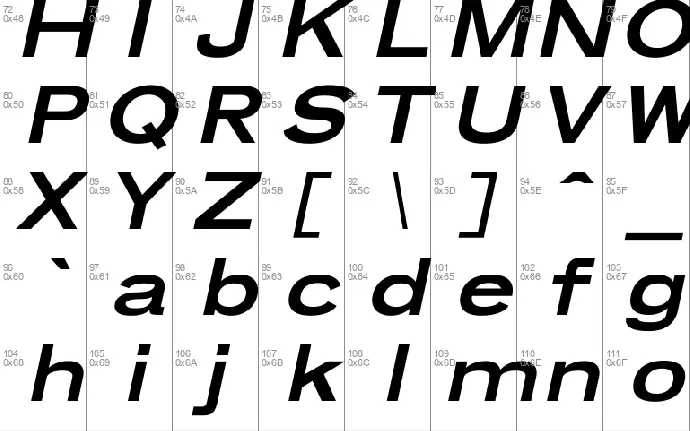 Dix-neuf font