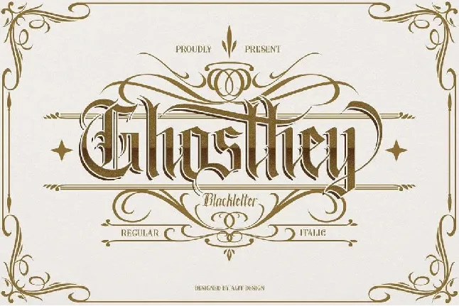 Ghosthey font