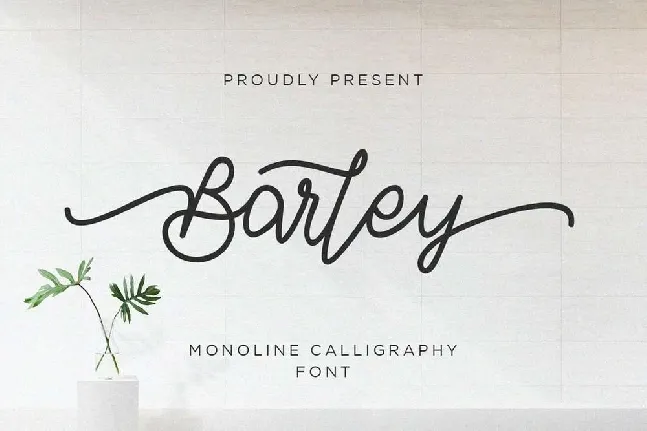 Barley font