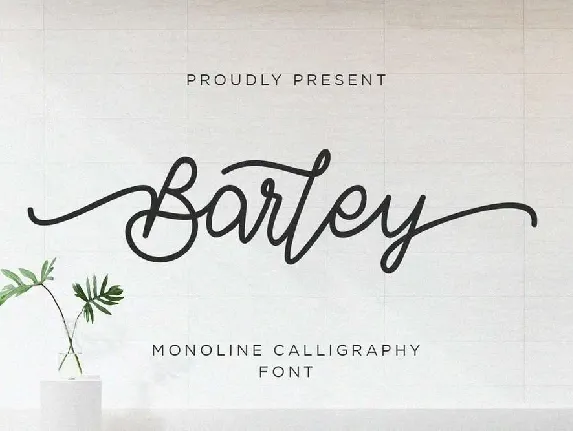 Barley font