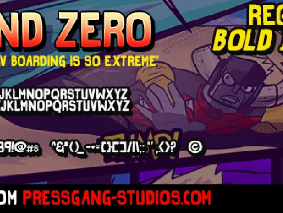 Grind Zero font