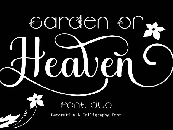 Garden of Heaven font