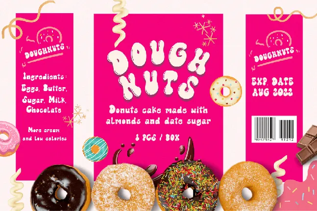 Pinky Donuts font