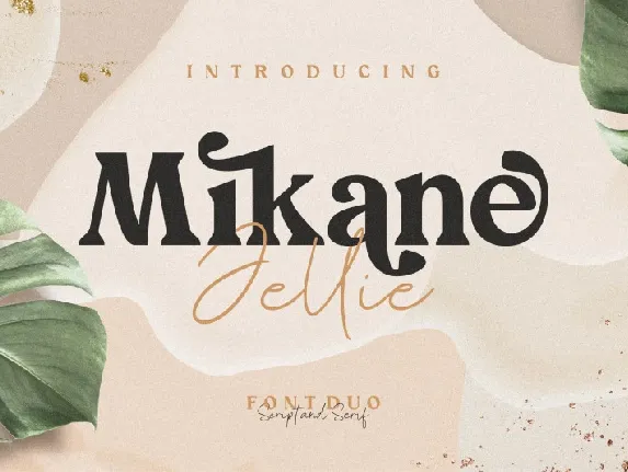 Mikane Jellie Duo font