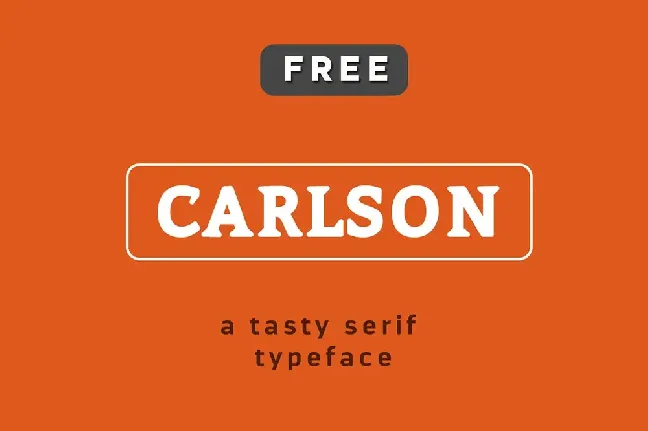 Carlson font