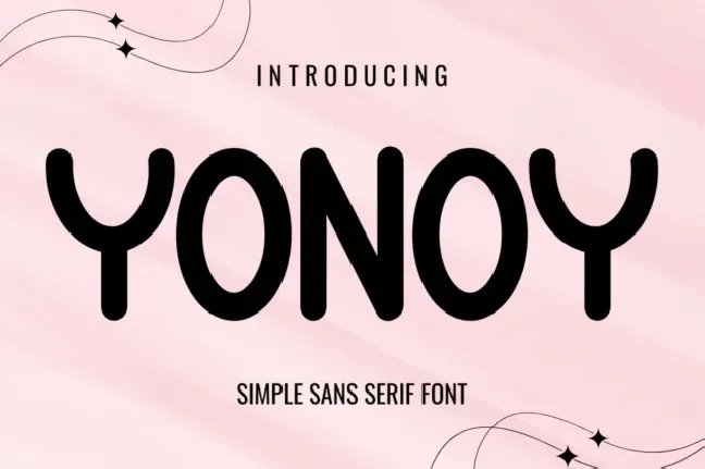 Yonoy Display font