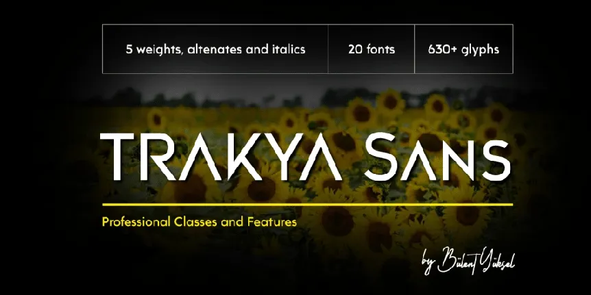 Trakya Sans font