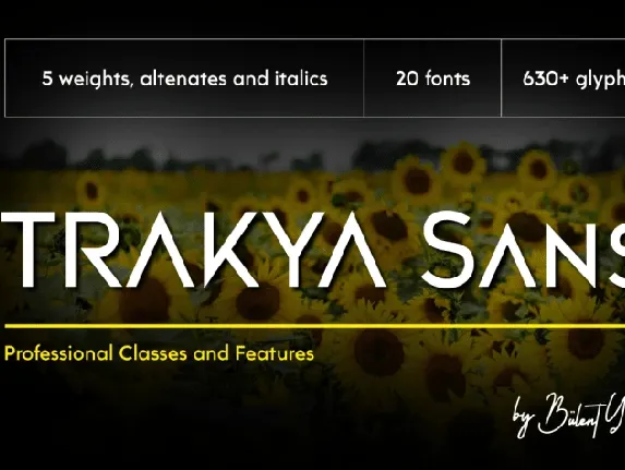 Trakya Sans font