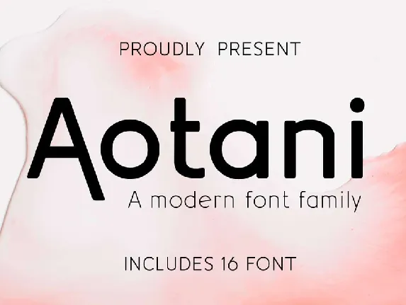 Aotani font