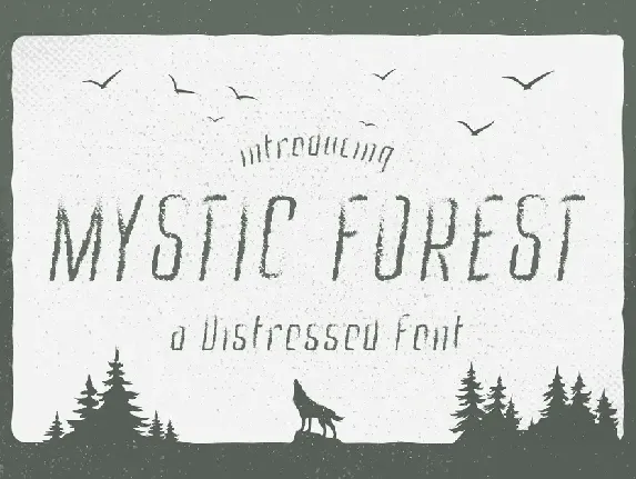 Mystic Forest Free Trial font