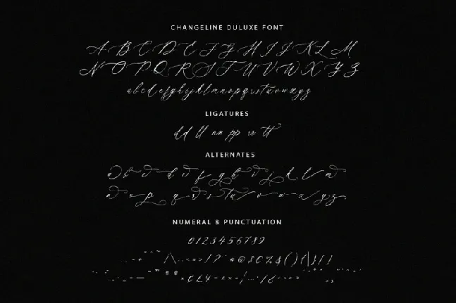 Changeline Duluxe font