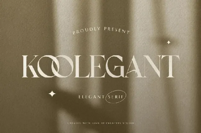 Koolegant font