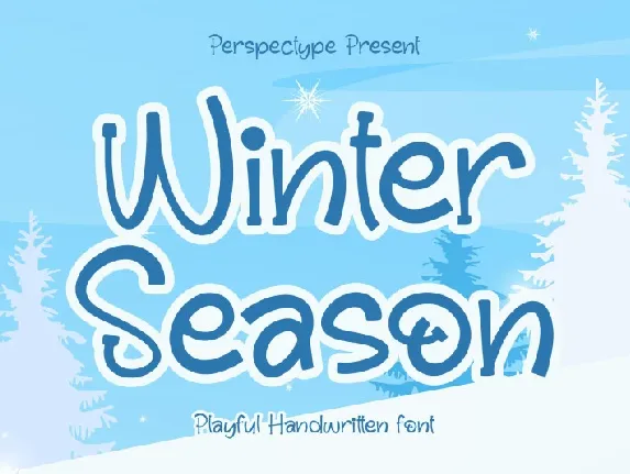 Winter Season font