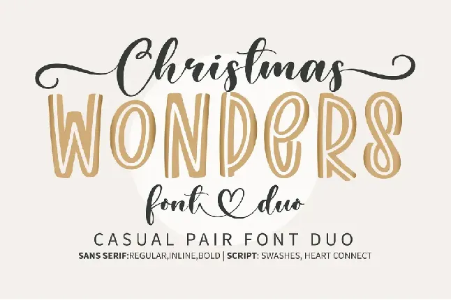 Christmas Wonders font