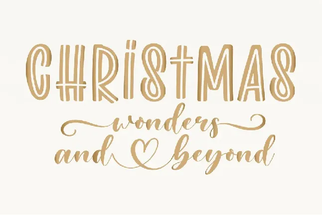 Christmas Wonders font