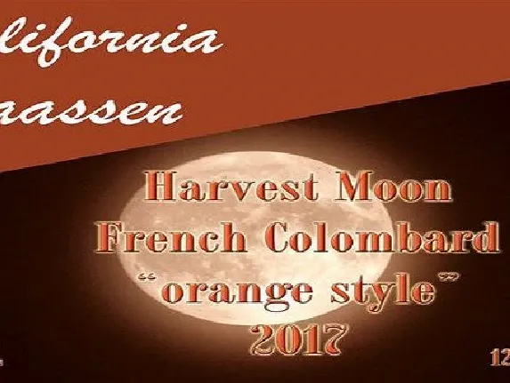 California Harvest font