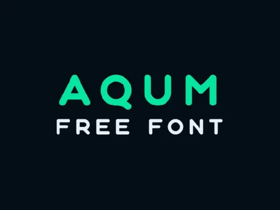 Aqum Sans Serif font