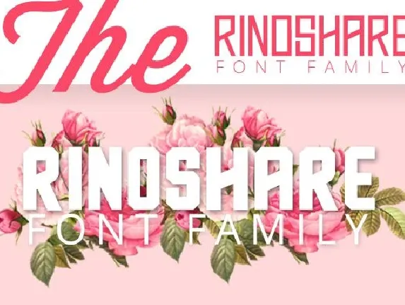 Rinoshare Family font