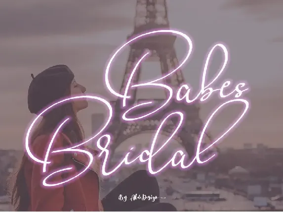 Babes & Bridal font