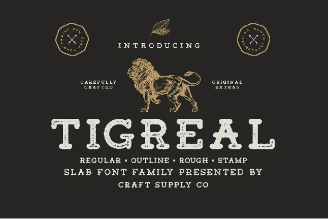 Tigreal Free font