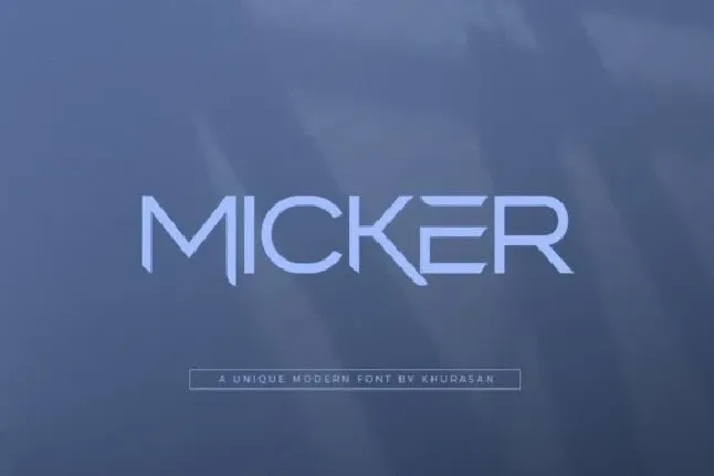 Micker font