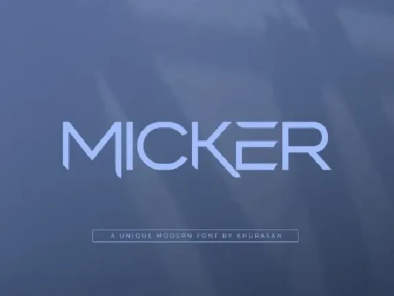 Micker font