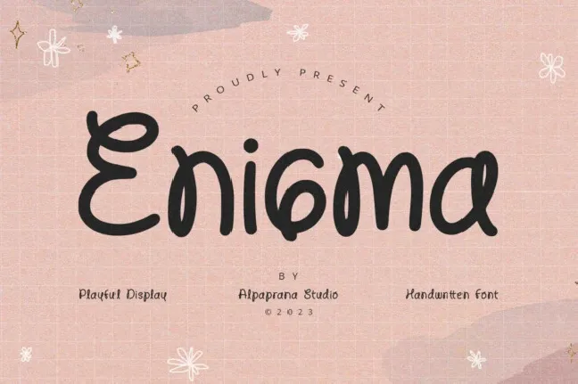 Enigma Display Typeface font