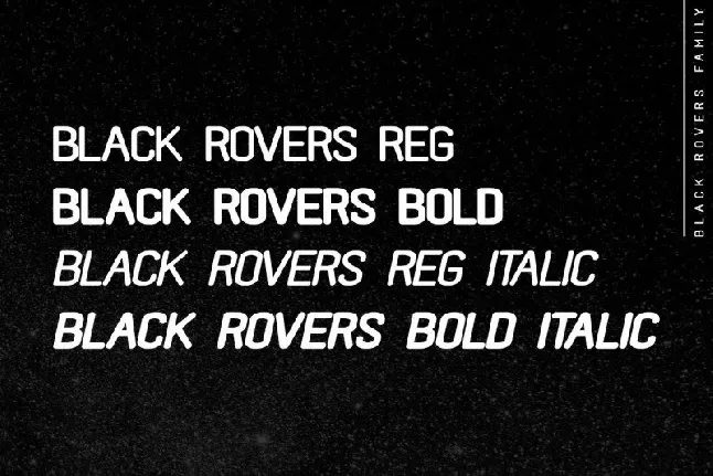 Black Rovers Sans font