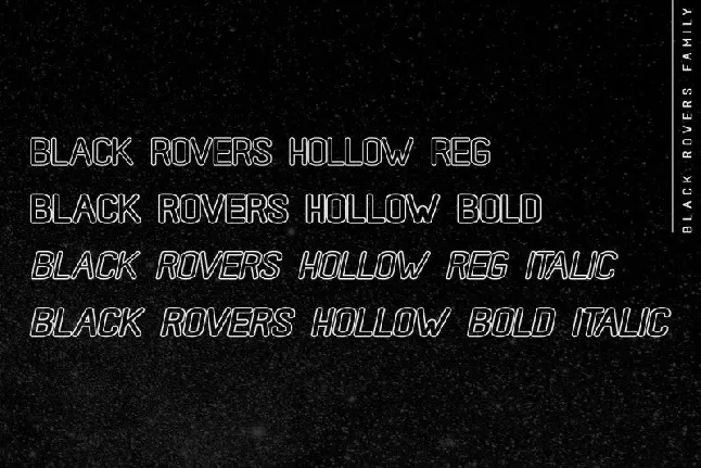 Black Rovers Sans font