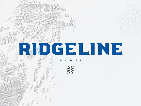 Ridgeline 201 Typeface Free font