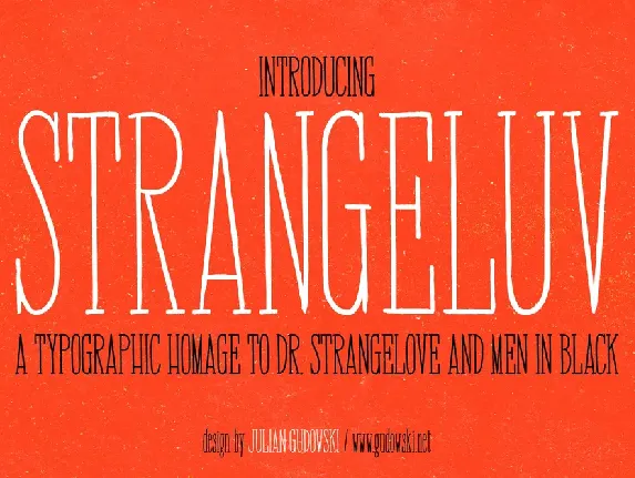 STRANGELUV font