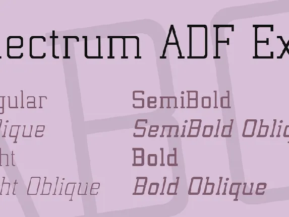 Electrum ADF Exp font