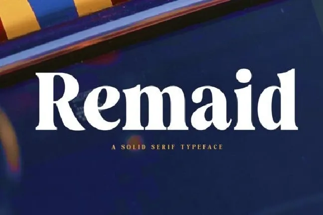 Remaid font