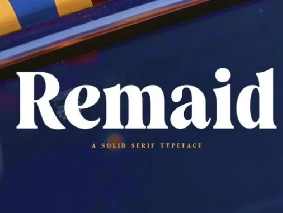 Remaid font