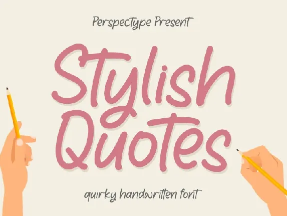 Stylish Quotes font