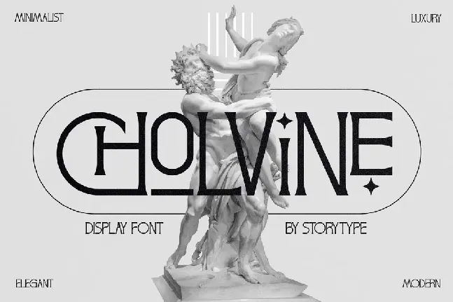 Cholvine font