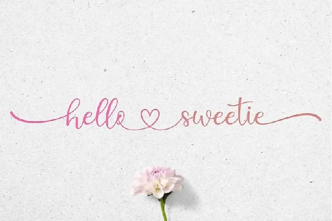 Hello Sweetie font