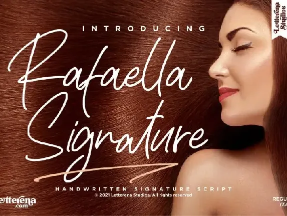 Rafaella Signature Script font