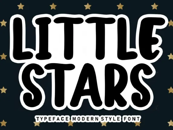 Little Stars Script font