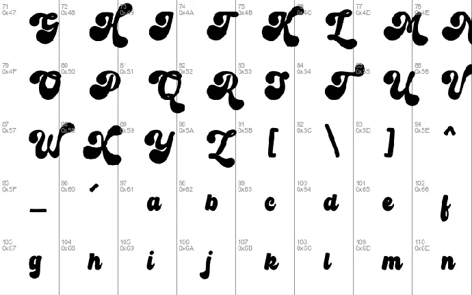 Hondesia font