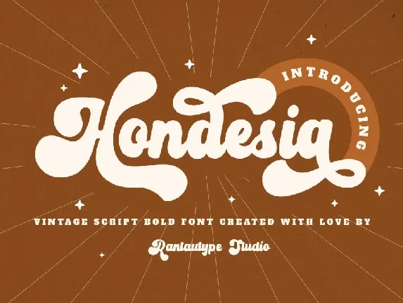 Hondesia font